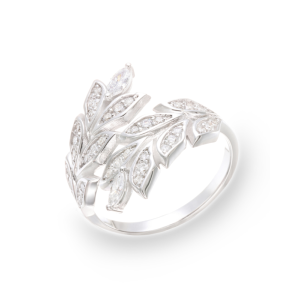 Whispering Leaves Diamond Band