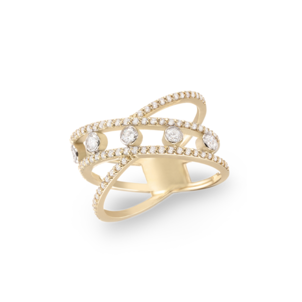 Twist of Brilliance Ring