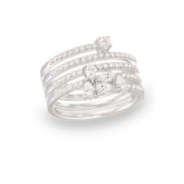 Garden Spin Diamond Ring