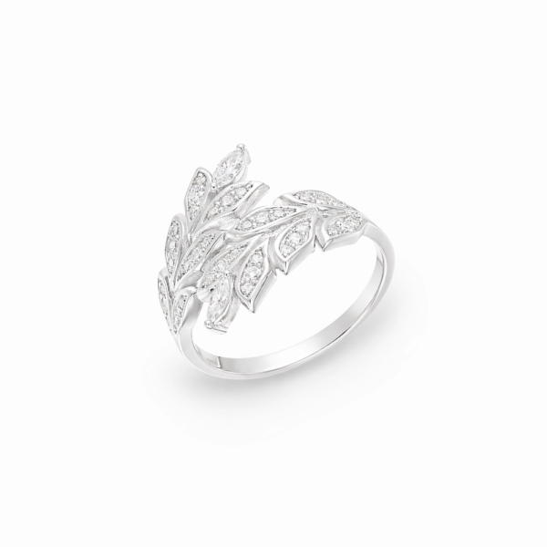 Whispering Leaves Diamond Band